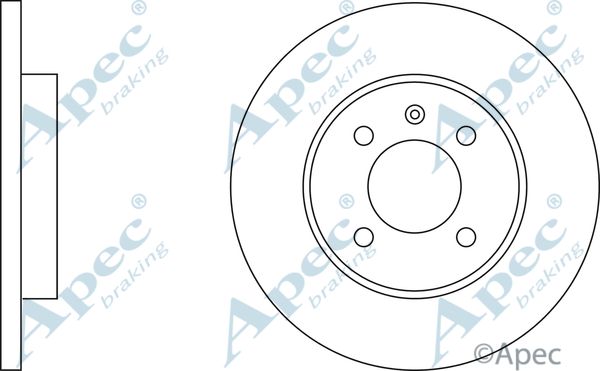 APEC BRAKING Bremžu diski DSK575